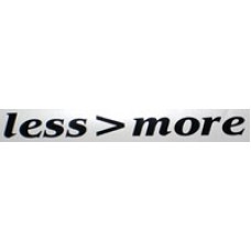 less > more v1