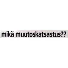 Mikä muutoskatsastus v1