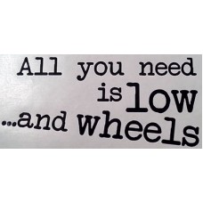 All you need is low v1