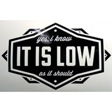 It is low v1