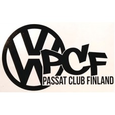 Passat Club Finland -virallinen clubi tarra v1