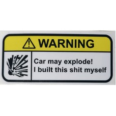 Warning Car may explode v1