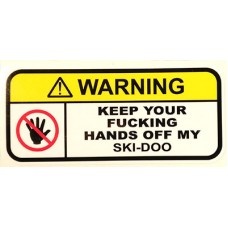 Warning keep hands off my Ski-Doo v1