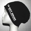 I'm not drunk beanie long ALE